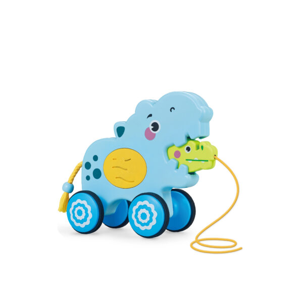 EE-63502 Hippo Pull Rope Car_1