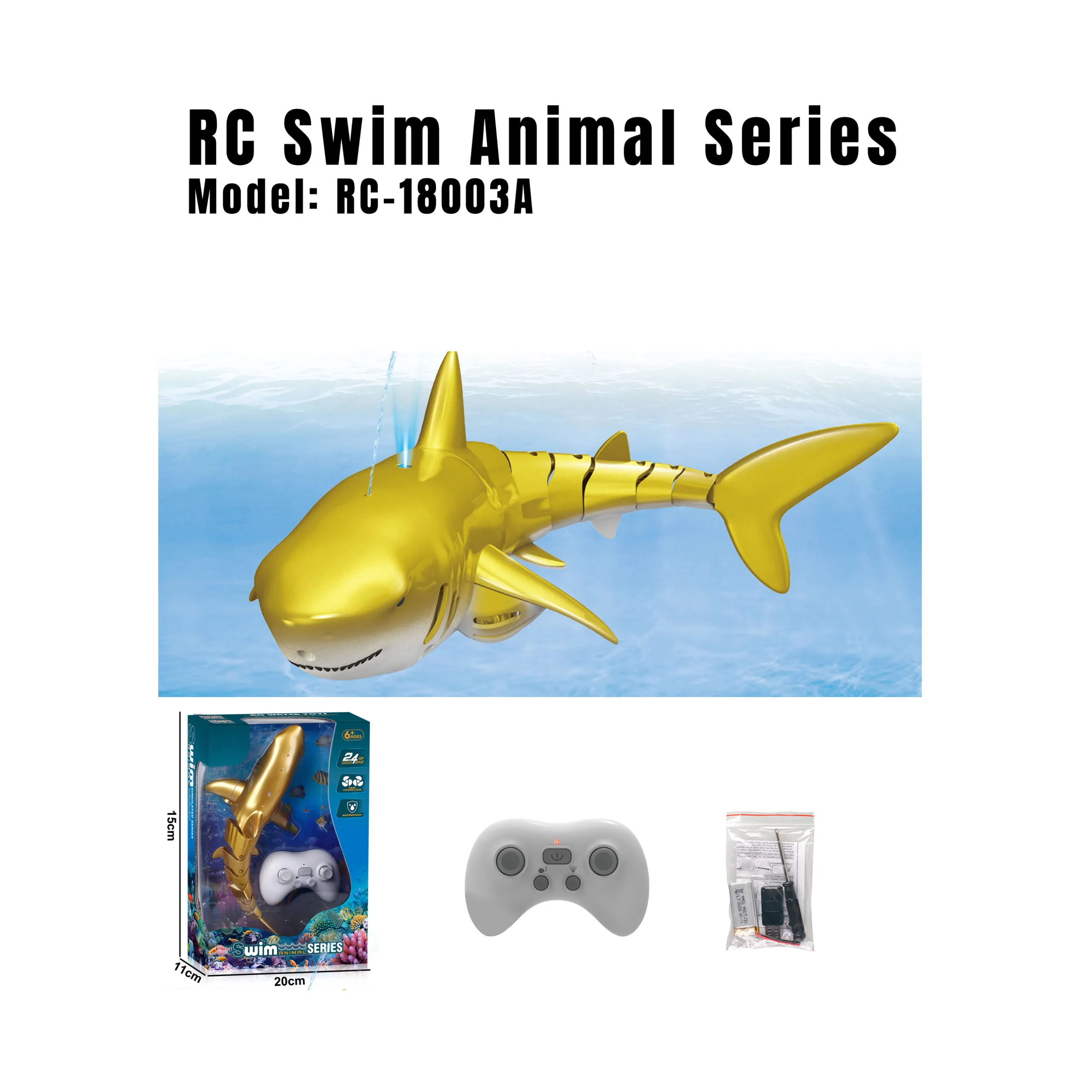 RC-18003A RC Swim Animal Series