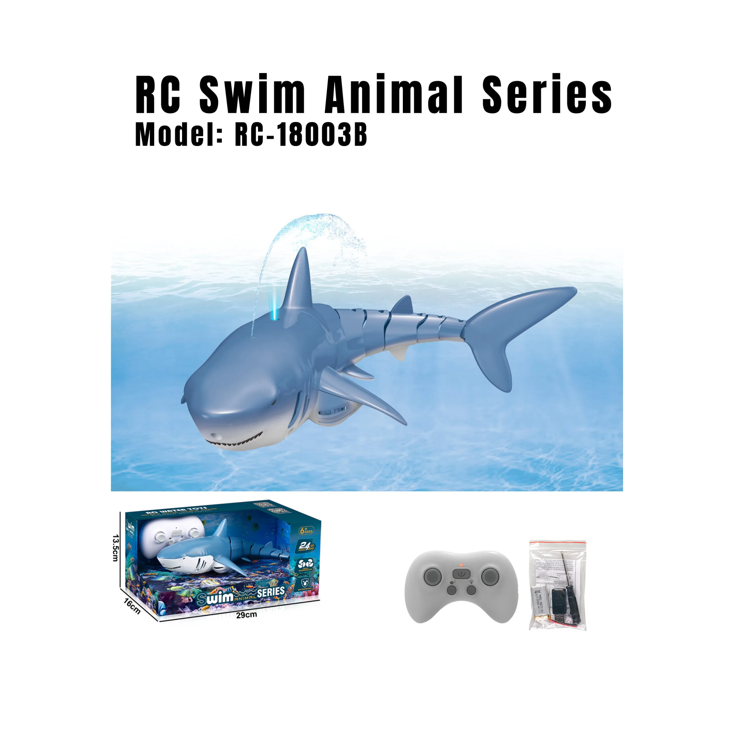 RC-18003B RC Swim Animal Series