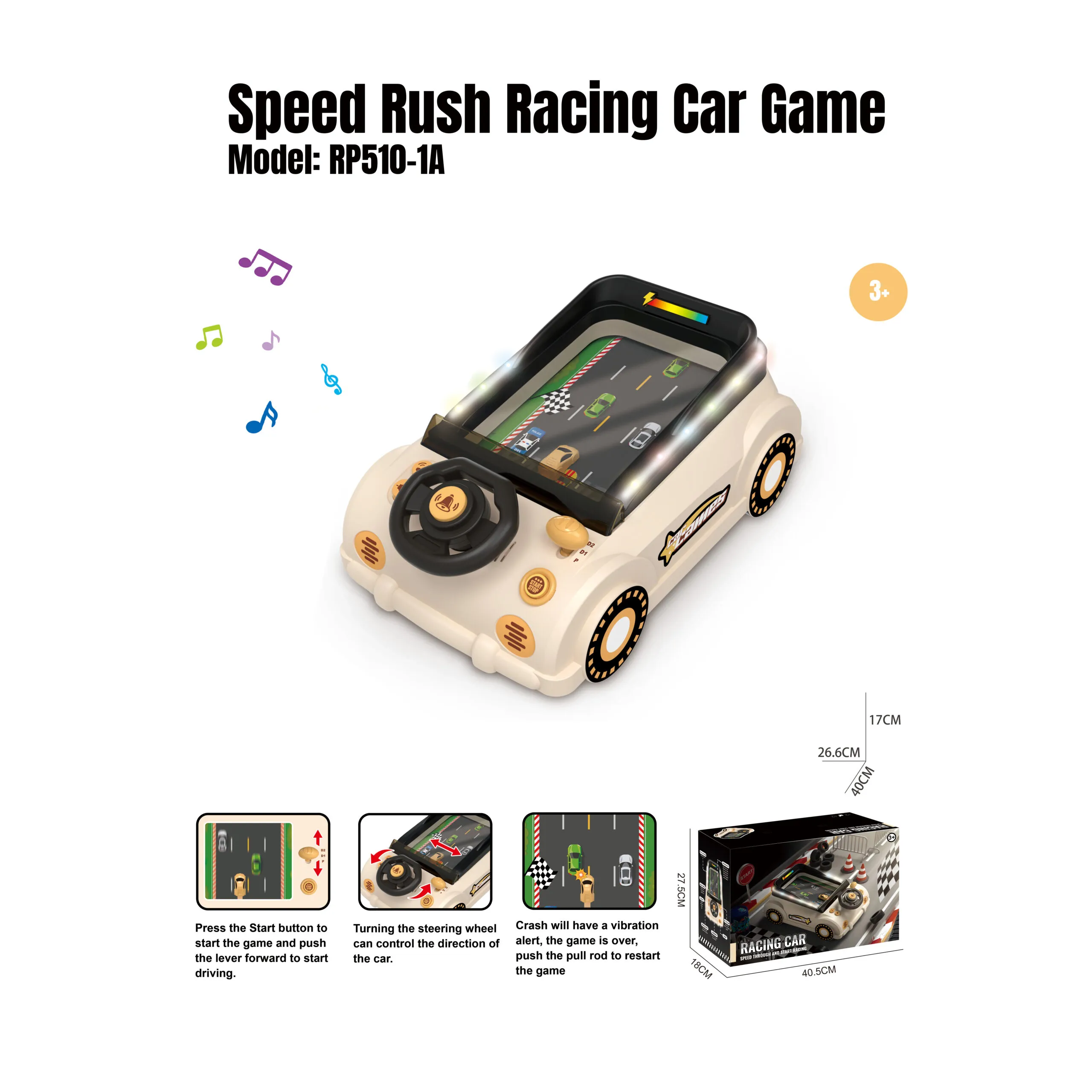 RP510-1A Speed Rush Racing Car Game