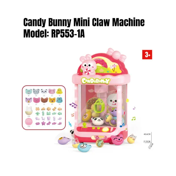 RP553-1A Candy Bunny Mini Claw Machine