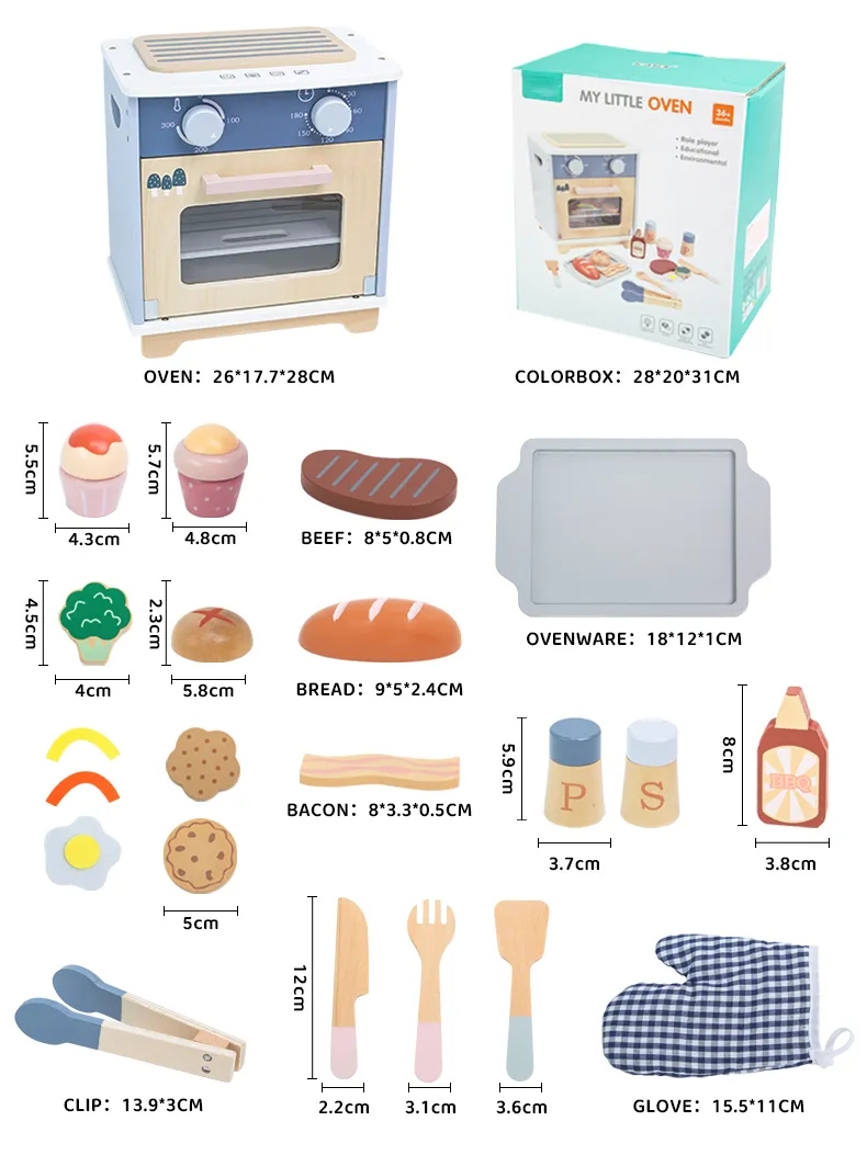 WT-188 Morandi Kids Oven Playset_ (2)