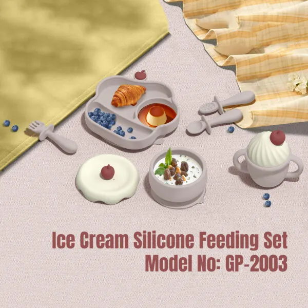 GP-2003 Ice Cream Silicone Feeding Set 1