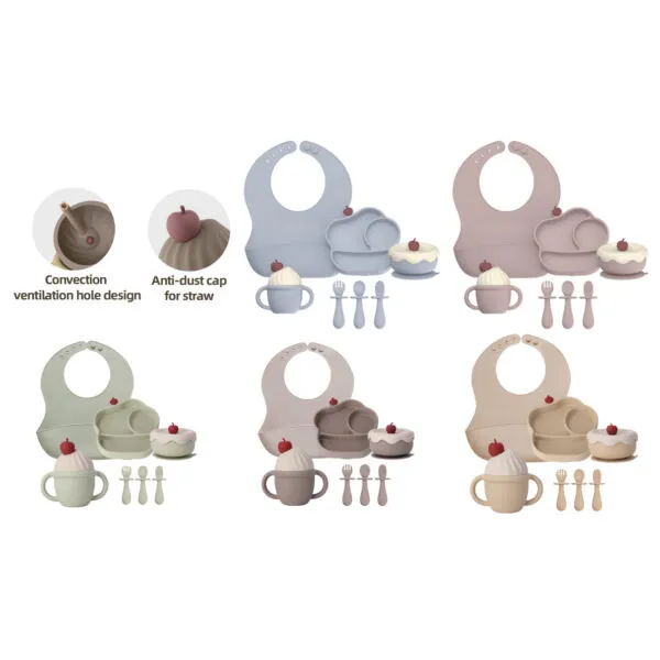 GP-2003 Ice Cream Silicone Feeding Set 2