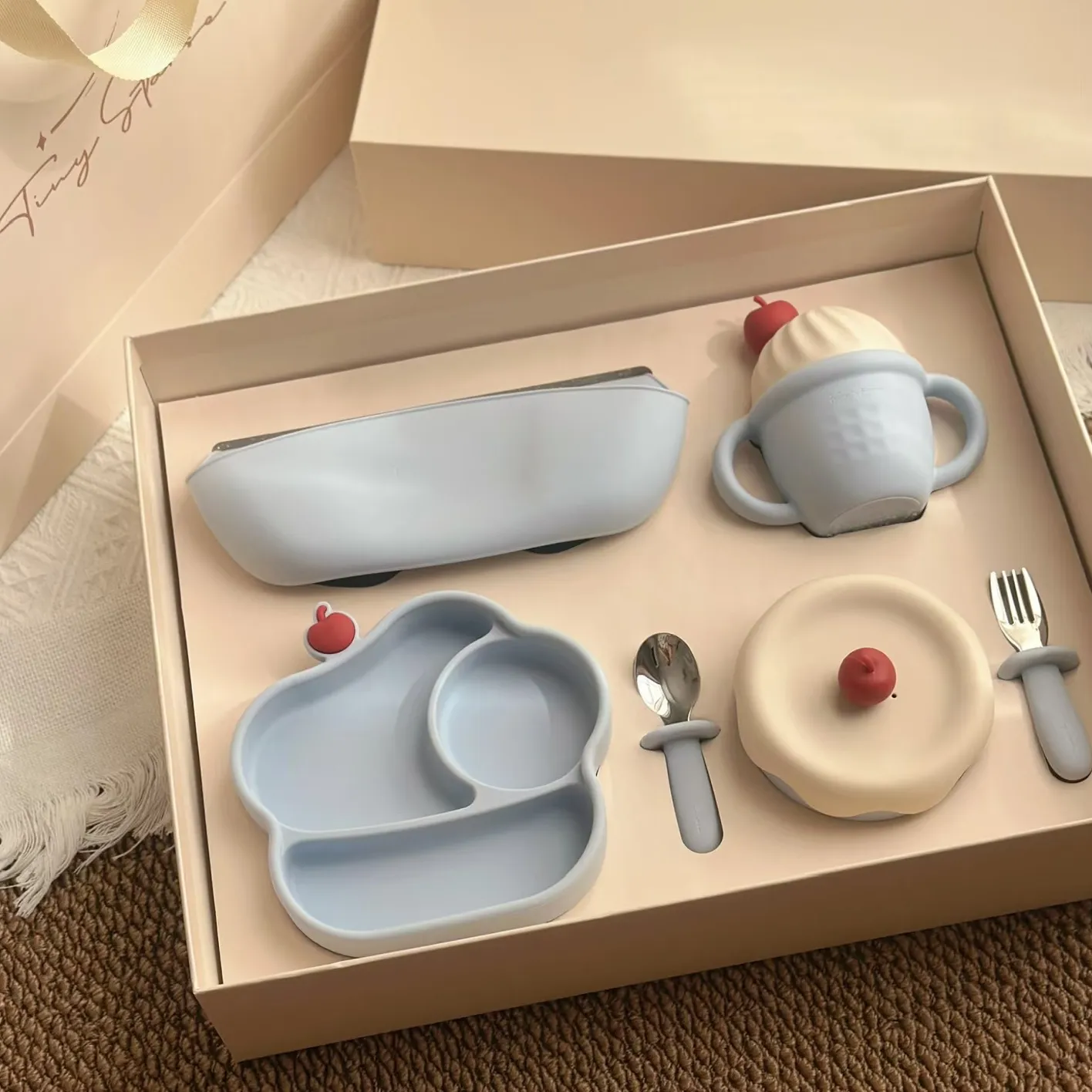 GP-2003 Ice Cream Silicone Feeding Set 4